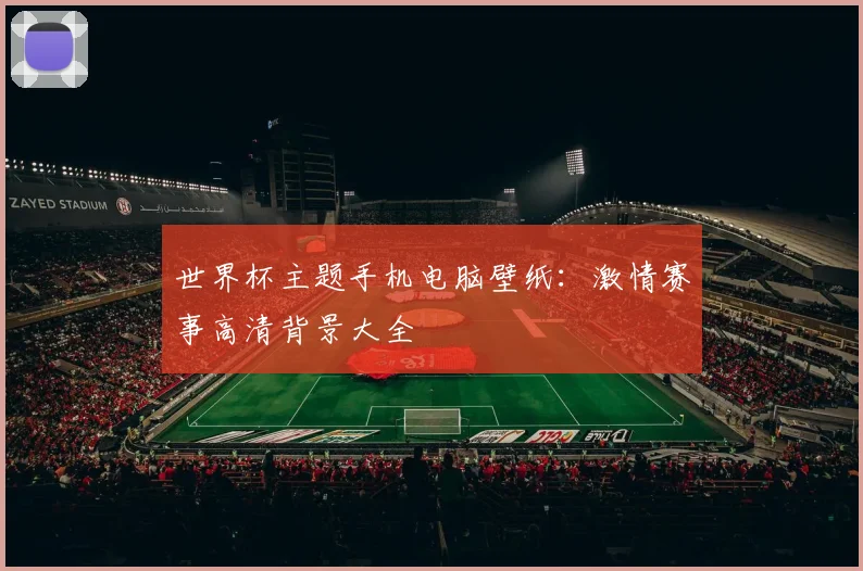 世界杯主题手机电脑壁纸：激情赛事高清背景大全